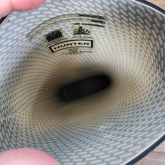 Hunter Original Huntress Waterproof Tall Black Rain Boots | US 5M/6F - Picture 10 of 12